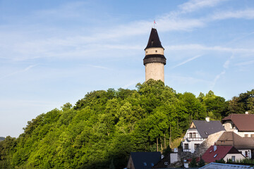 Zabytkowa starówka w miasteczku Stromberk Czechy © kubikactive
