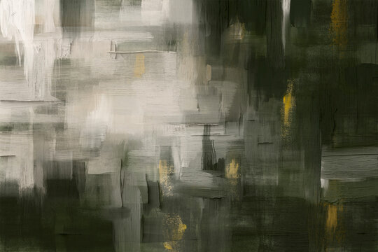 Contemporary modern abstract painting with organic textures and earthy colors