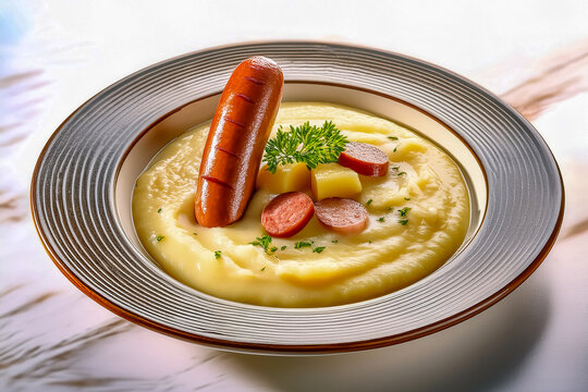 Kartoffelsuppe mit W&uuml;rstchen