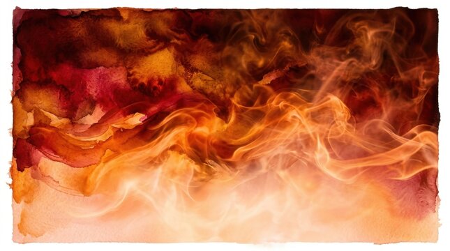 Abstract Fiery Autumn Background