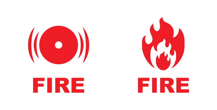 fire alarm sign 