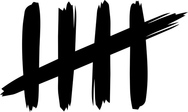 Hand Drawn Tally Marks