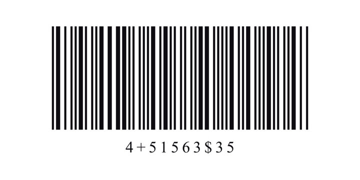 CODABAR barcode system illustration for logistics and healthcare service applications featuring machine readable code for tracking inventory management and medical identification solutions