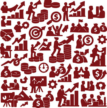 Corporate Business Repeat Pattern for Packaging and Stationery