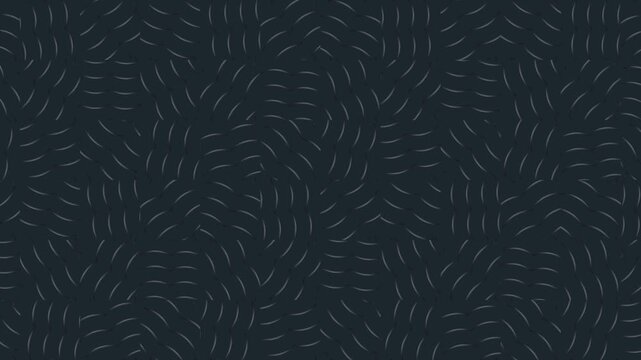 Seamless japanese pattern loop in black - decorative animated 4K motion background for video editing, social media and presentation