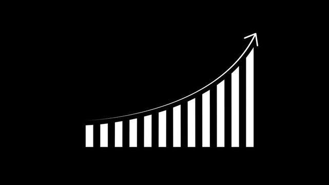 Concept of the relationship between an high profits, Cost benefit analysis of enterprises, Enterprise returns, Comparison of profits and costs to plan business improvements. 4k animation.