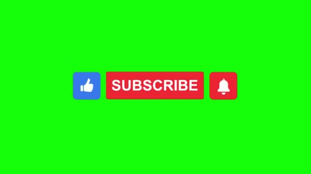 Like Subscribe Bell Button