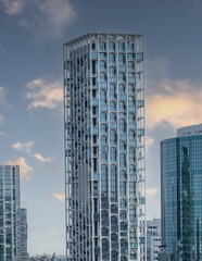 Fototapeta premium Modern High Rise Buildings in Rotterdam