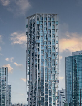 Modern High Rise Buildings in Rotterdam