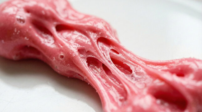 Streched pink slime