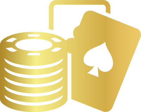 Golden Playing Cards Design