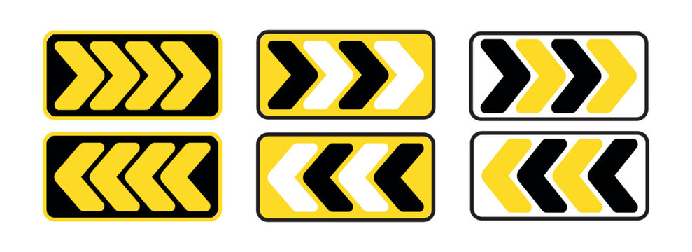 danger and warning traffic sign vector.