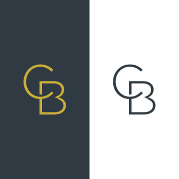 Monogram CB Logo Design Minimalist Elegant.