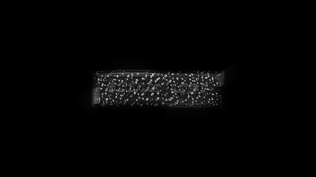 Abstract dark digital noise bar graphic with granular texture, a minimalist and modern visual effect suitable for technology, data, or design backgrounds