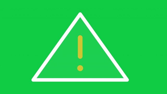 Warning Alert Triangle Shake Animation