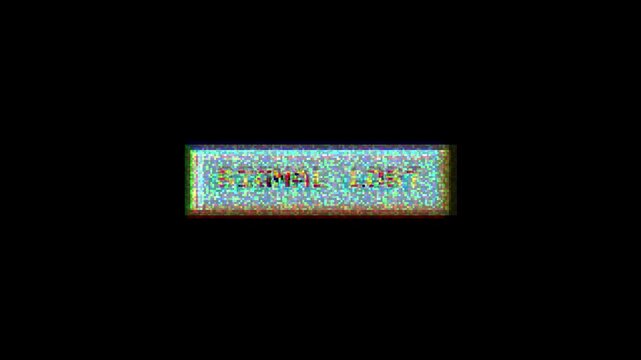 Vibrant pixelated digital glitch art depicting a corrupted data signal, showcasing a fascinating interplay of static, noise, and geometric distortion against a deep black void