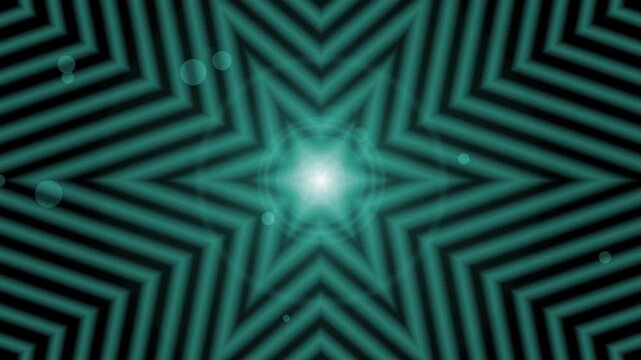 Soft concentric star pattern with radiating lines forming layered geometric star shapes background animation