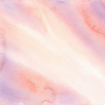 Soft Blush Pink Watercolor Wash Square Background
