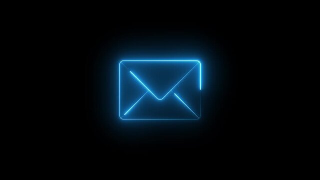 Animated chat icon message symbol. Online message speech bubble social media app. Web chat sign.