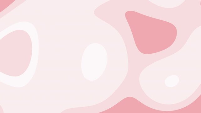 Abstract Soft Pink Organic Shapes Background Loop