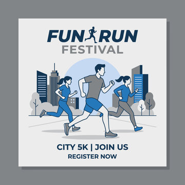 Fun City 5k Festival For Active People And Community Engagement