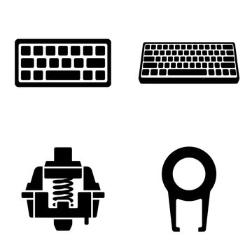 Two Computer Keyboards and a USB Flash Drive.