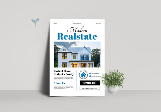 Modern Real Estate Flyer Design