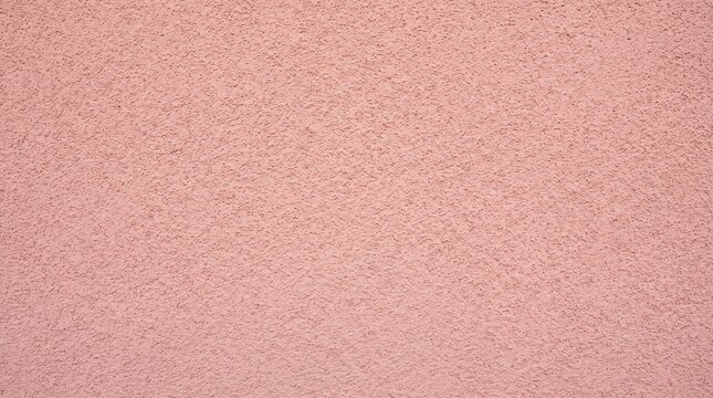 Textured salmon pink plaster wall background