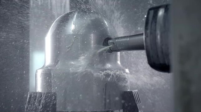  High Quality German Milling Machine in Operation 4K