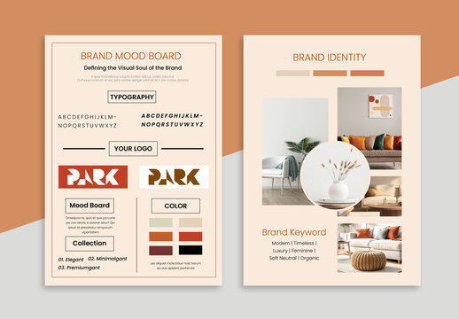 Minimalist Brand Guidelines And VisualIdentity Template