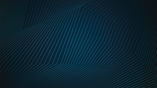 A dark blue background with neatly arranged, angular lines creating a sense of depth.