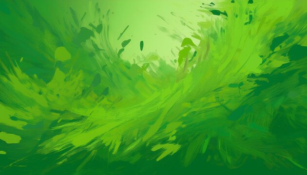 dispersion of the green backgrounds