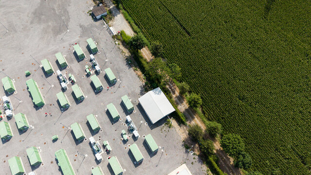 Battery Energy Storage Systems aerial view