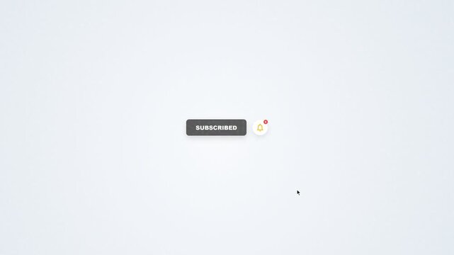 YouTube Subscribe Bell Pop 4K (Alpha Channel) | Creator Call-to-Action Overlay