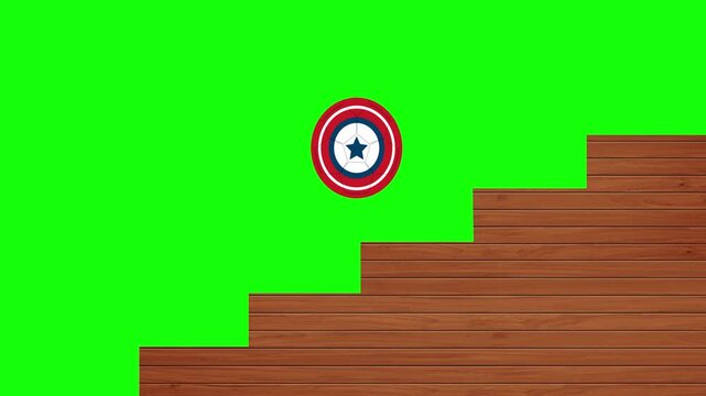 Green Screen Shield Horizontal 16:9 Green Screen