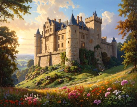 castle in the park