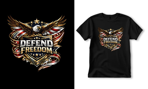 Retro USA Streetwear Graphic Tee Design