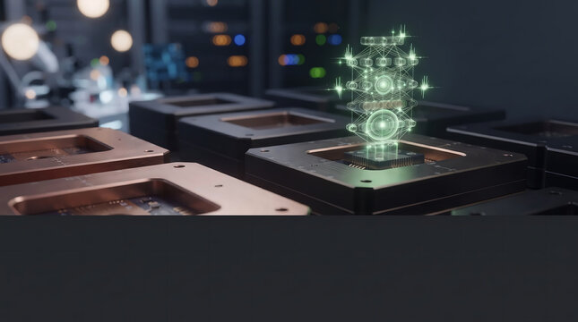 Radial Basis Function Network Hologram Built from Anodized Copper in a Blurred Research Laboratory