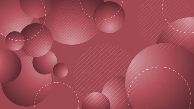 Abstract background with glowing circles soft gradients and diagonal line patterns animation