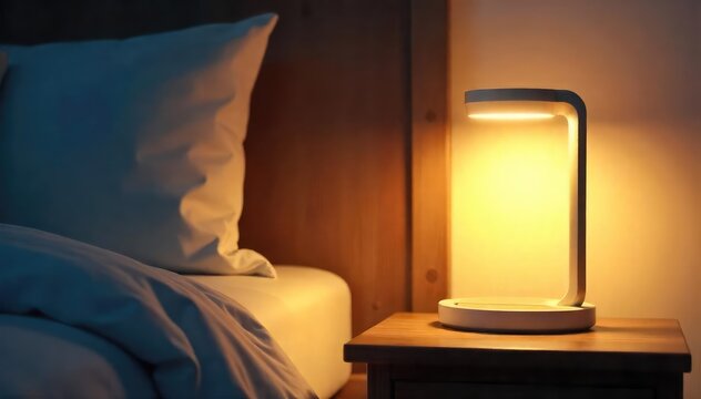 A portable lamp with a built-in handle, easily moved from room to room Perfect for bedside tables, sofas, or reading nooks Stylish design for any home , reading lamp, housewarming, moving lamp