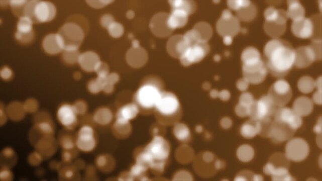 Abstract bokeh background with soft circular light orbs animation, dreamy blurred dots vibrant gradient lighting
