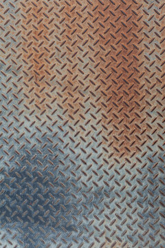 Rusting metal texture of ramp