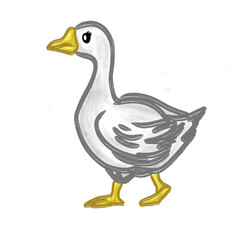 duck illustration on transparent background png © mgiva_kupang