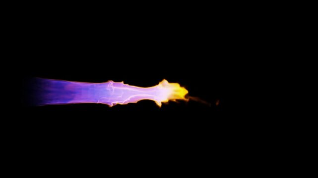 Rocket Engine Flames Fuel or afterburner