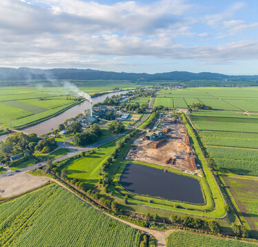 Aerial view of Condong Sugar Mill