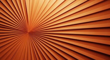 Fototapeta premium Radiant Wooden Sunburst Pattern with Warm Tones.
