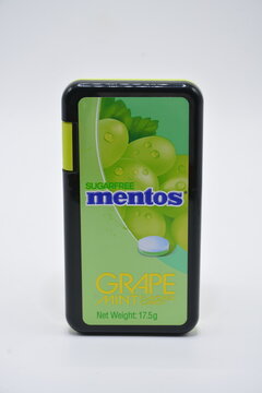 Mentos grape mint in Manila, Philippines