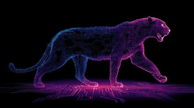 Digital Panther Manifestation of Electric Energy and Cybernetic Circuits