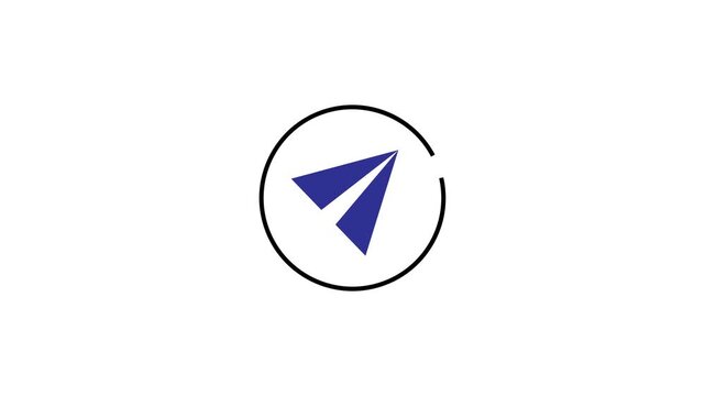 Send Email Success Message Notification Motion Graphic Vector Animation