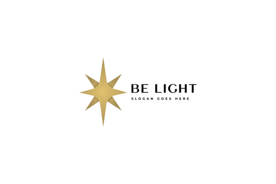 Light Logo design vector illustration